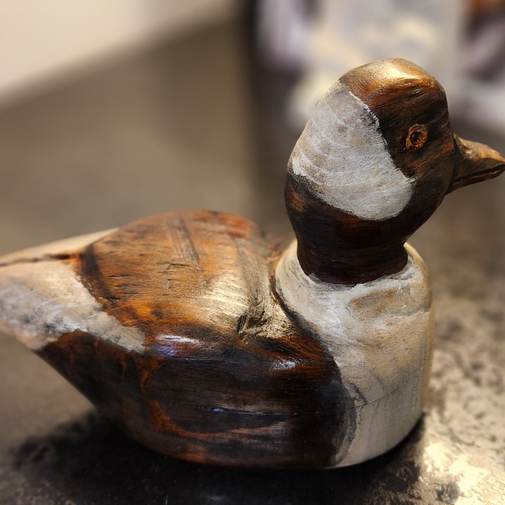 W.B. Wragg Antique Decoy - Hand Carved And Painte… - image 3